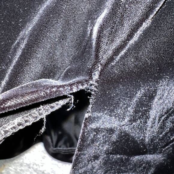 Vintage Prom Homecoming Dress Velvet Satin - Picture 5 of 9